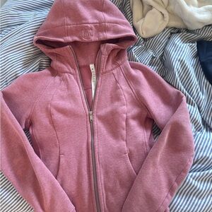 Lululemon Scuba Full-Zip Hoodie in Heathered Briar Rose